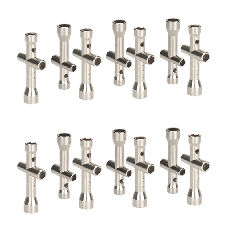 

14PCS 6-Point Mini Cross Wrench Mini Cross Socket M2/M2.5/M3/M4 Nut Tool