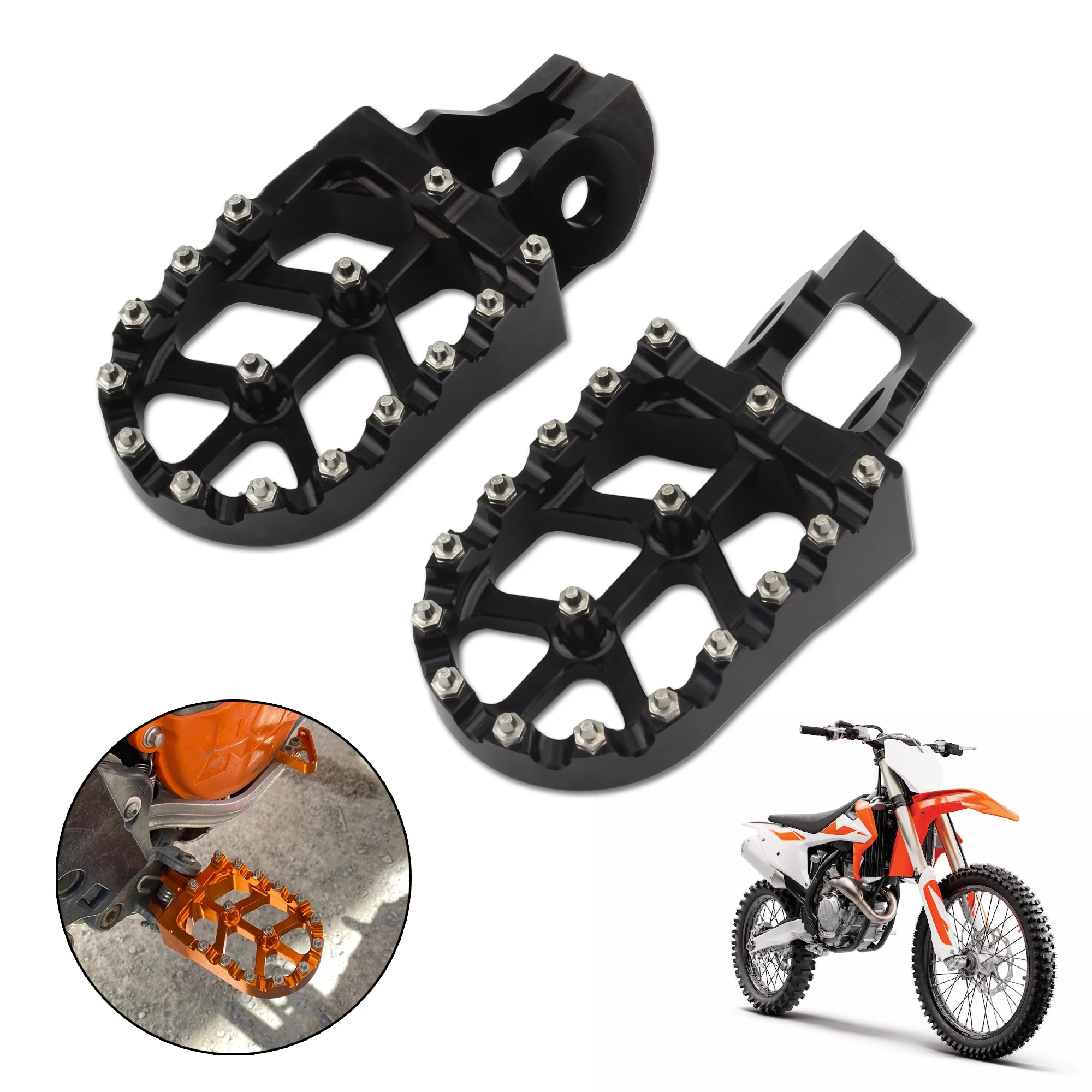 1 Пара мотоциклов Мотоцикл Вездеходы Ступени педали KTM EXC XC SX SXF XCF XCW EXCF 2017 125 - 500