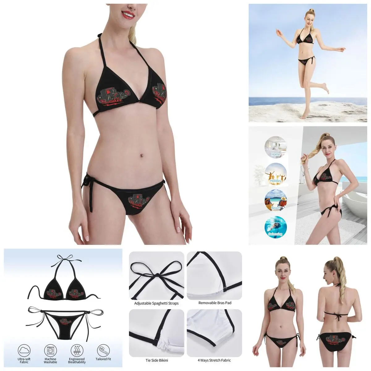 

Anime Milwaukees Tools Bikinis sexy Triangle Bikini Printed Milwaukees Tools Tools Hot Sale Thong Vintage Swimwear swimwear