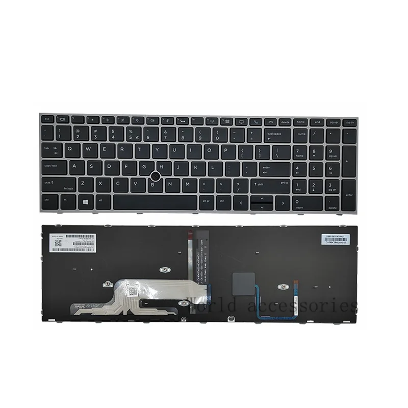 

US Russian Keyboard for HP ZBOOK 15 G5 17 G5 With Backlit