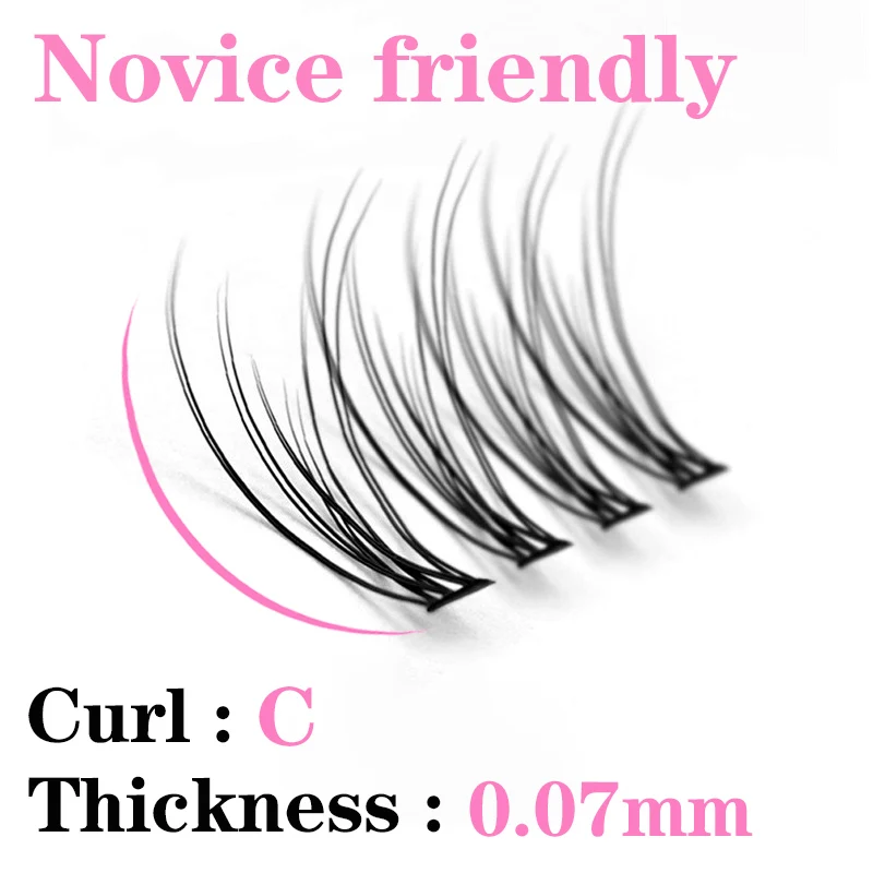 120 шт./коробка накладные ресницы из натуральной норки