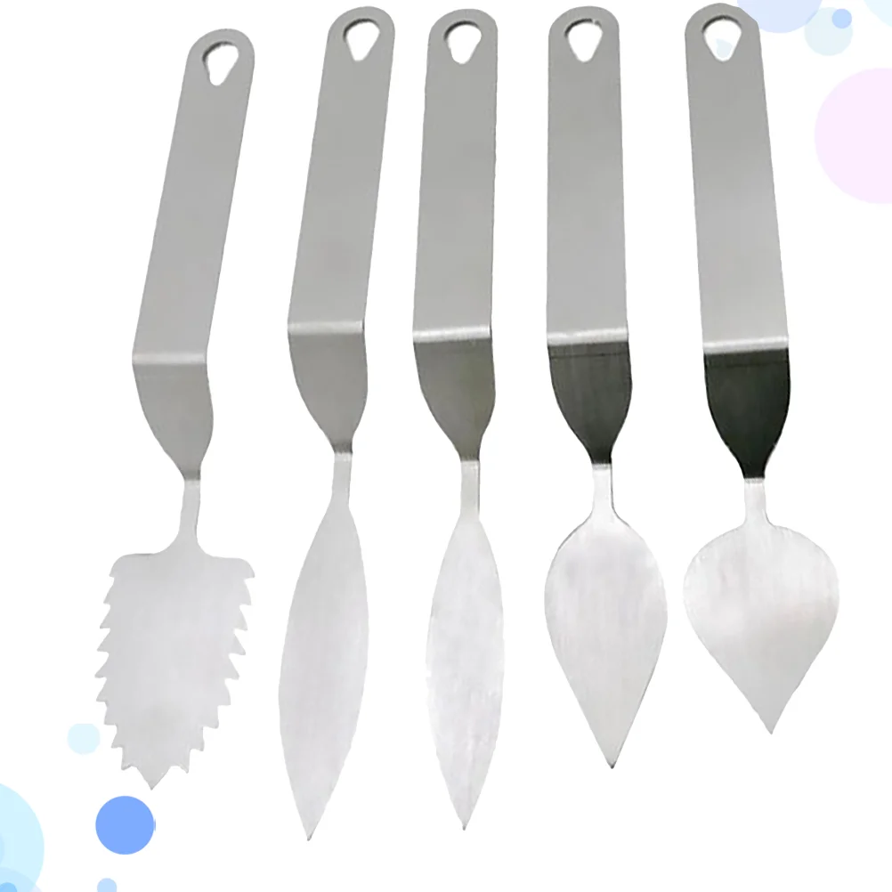

Stainless Steel Chocolate Leaves Feather Spatula Knife Modeling Making Tools Mousse Cake Decoration Baking Tools