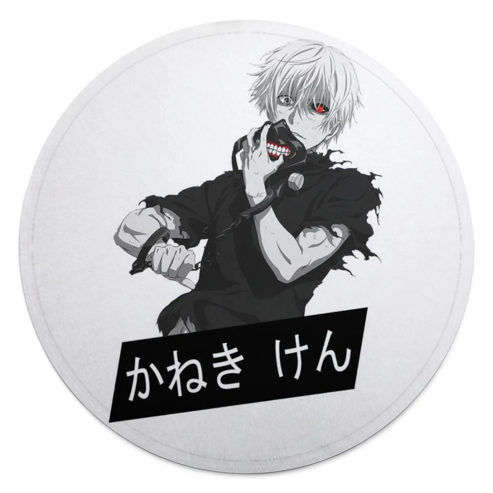 

Kaneki Ken Surprise Blanket Tokyo Ghoul Fleece Picnic Round Blanket Super Soft Fashion Beautiful Bedspread