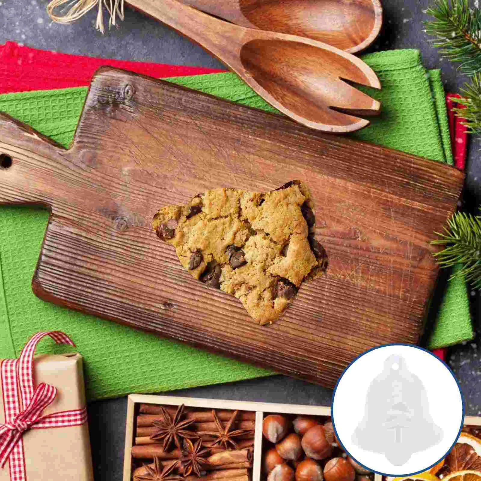 

6pcs Christmas Biscuit Molds Christmas Chocolate Holiday Chocolate Christmas Biscuit Diy Clay Molds