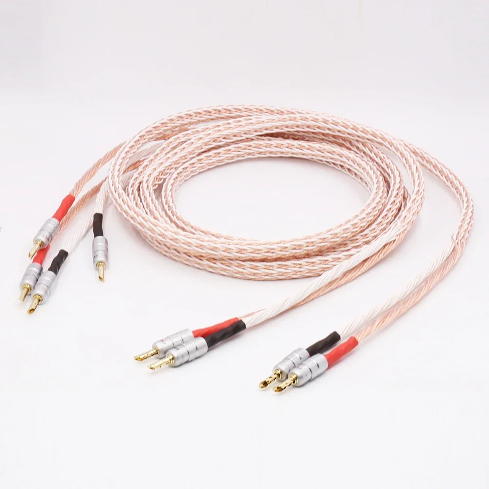 Высококачественный провод динамика 12TC Hi-Fi акустический кабель CMC BFA позолоченный
