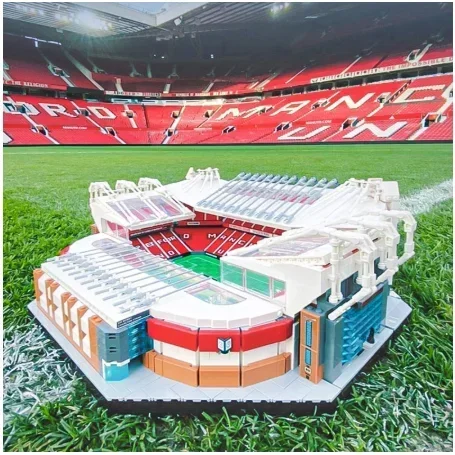 Старый Траффорд Манчестер Модель футбольного поля Стадион Строительные блоки