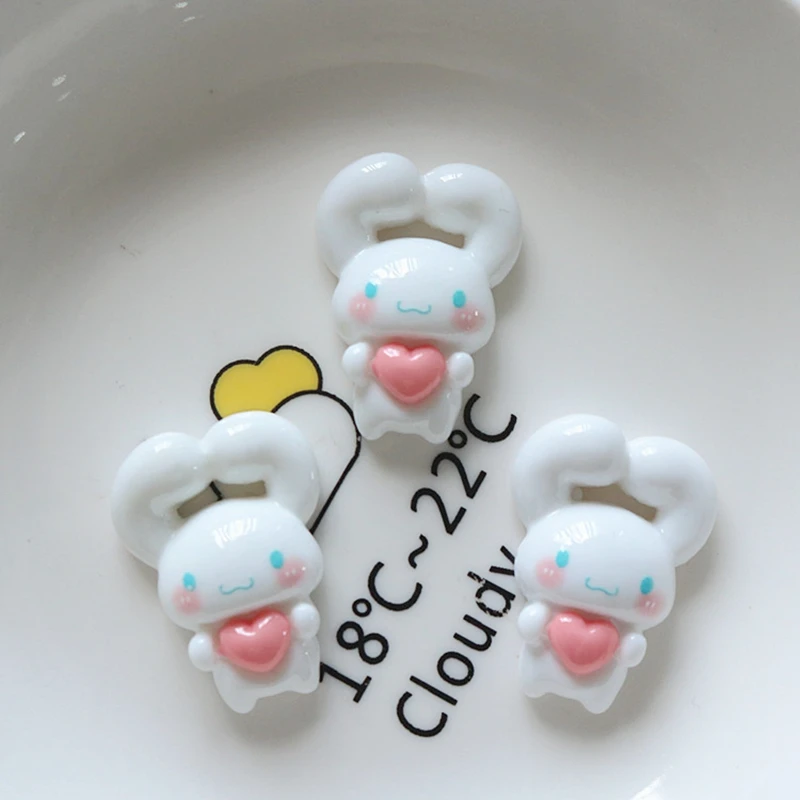 

10 шт. новый кавайный мультфильм ушка собака кролик игра аниме персонажи смолы альбом для вырезок ювелирные изделия «сделай сам» детский подарок шпилька аксессуары A1