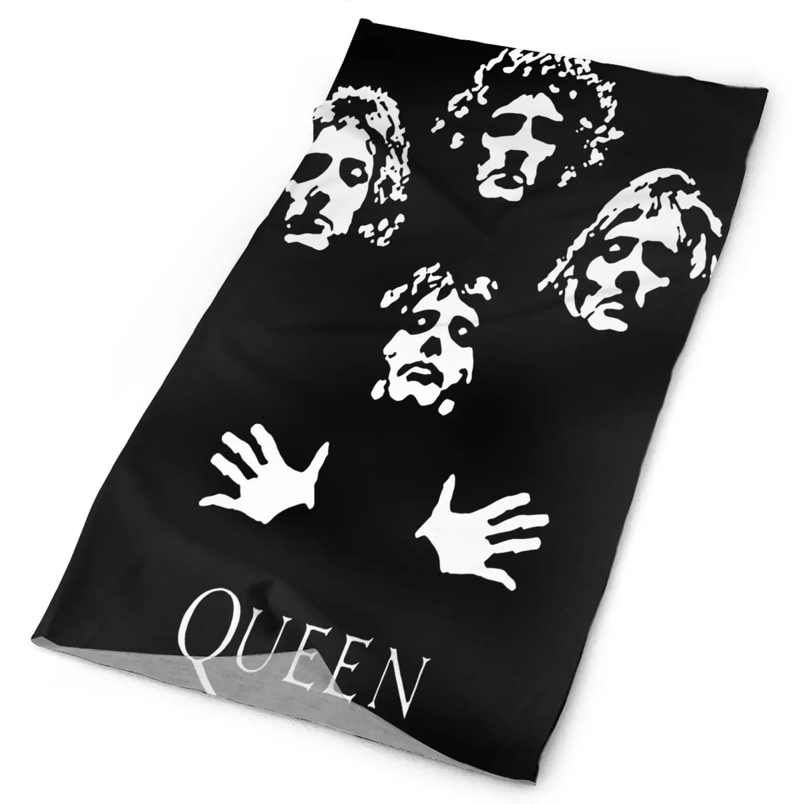 

Queen Band Bohemian Rhapsody Freddie Men's Bandana Military Scarf Tactical Mask Tourism Mask Bandana Man Tactical Mask Skimask