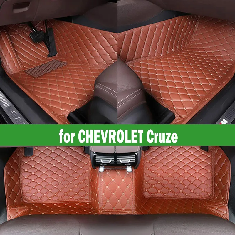 

CRLCRT Car Floor Mats for CHEVROLET Cruze 2009-2014 Custom 5 N Auto Foot Pads Automobile Carpet Cover interior accessories