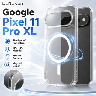 Фото Магнитный чехол для Google Pixel 11 Pro XL, прозрачный, с приподнятыми краями, поддерживает беспроводную зарядку, модель CA1001 №1