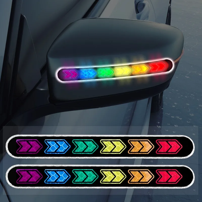 Яркие светоотражающие наклейки для автомобиля автомобильная дверь Корпус