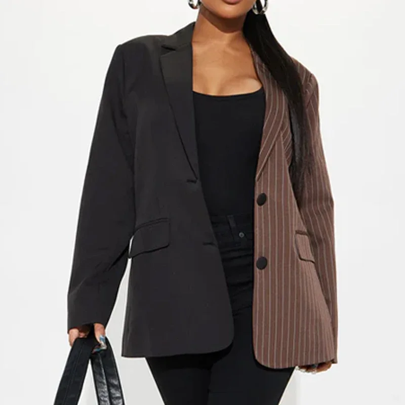 Beautyblue Куртки Верхняя одежда для женщин Новая мода Глубокий v-образный вырез с