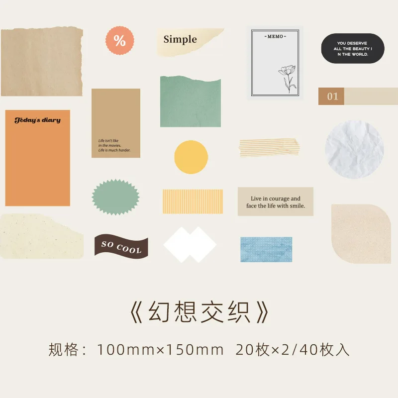 

MOHAMM наклейки для скрапбукинга