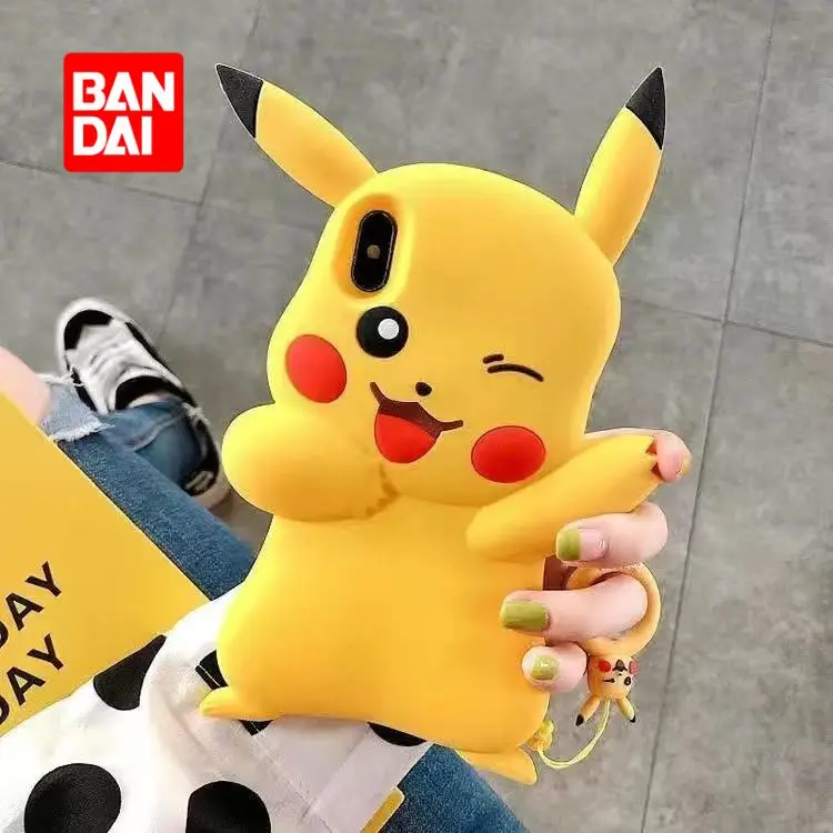 

3D чехол Bandai для телефона iPhone 13Pro 12 12Pro 11 Pro X XS Max XR 7 8 Plus, Мультяшные Чехлы, милые противоударные мягкие чехлы