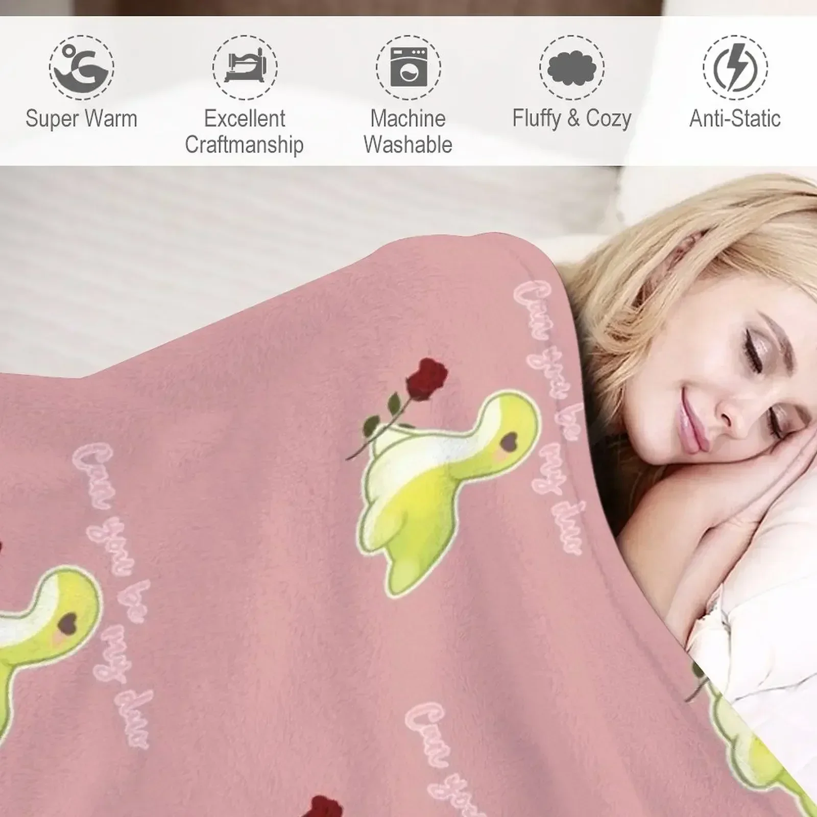 Cute Nessie (Может быть моим дуэт) от Apex Legends Декоративное одеяло Мягкие мягкие