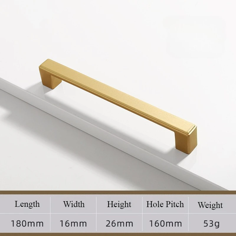 

MARUAT Ручки для шкафов черные золотые алюминиевые