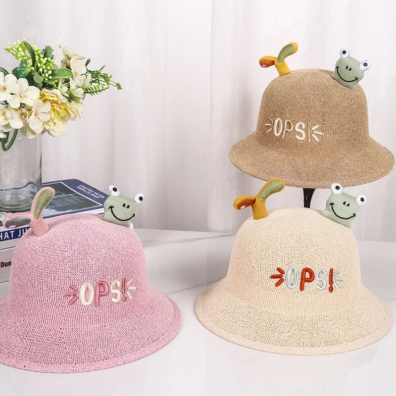 

Тонкая шляпа от солнца Kero Keroppi с героями мультфильмов аниме, милая дышащая шляпа от солнца для родителей и детей, креативная Модная вязаная к...