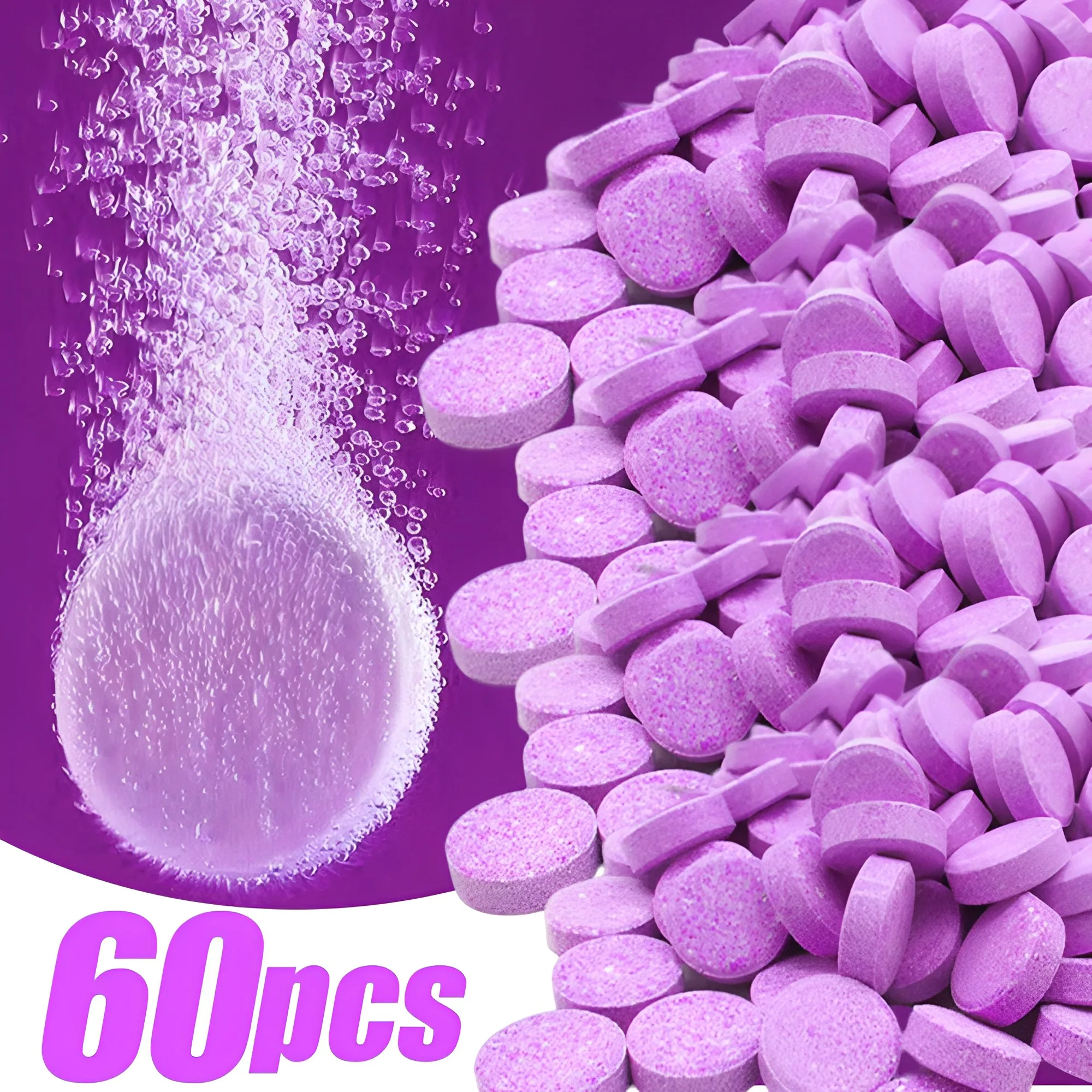 Таблетки концентрированные для мытья лобового стекла автомобиля, шипучие стеклоочистители для окон автомобиля