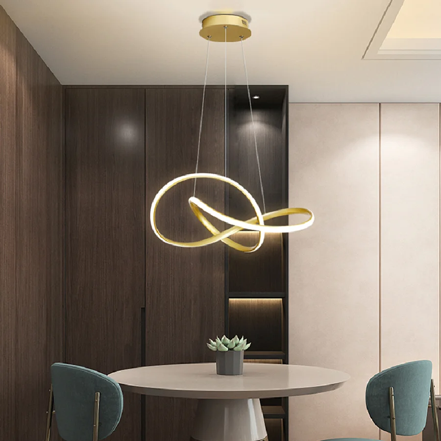 

Светодиодная Люстра для столовой, Современный домашний декор, кухонный остров, барный стол, черная, эритрокоричневая