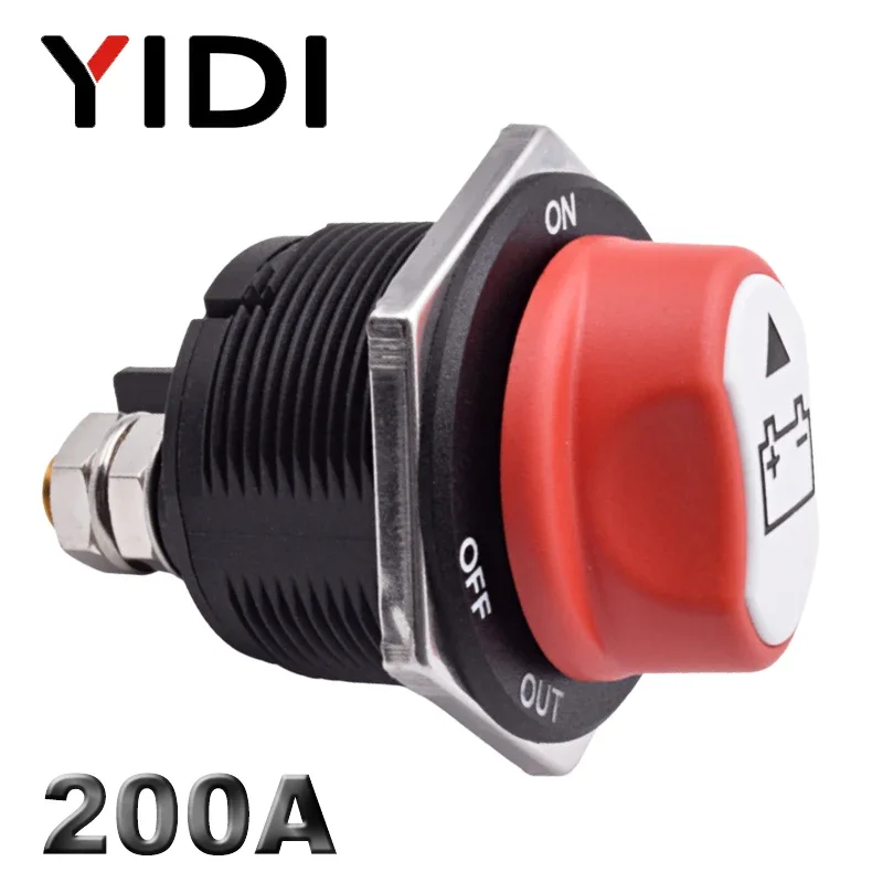 

Отключение отключения аккумулятора автомобиля, поворотный силовой изолятор, 50 А, 100 А, 200 А, 300 А, 12 В, 24 В постоянного тока, аксессуары для мотоциклов, грузовиков, лодок