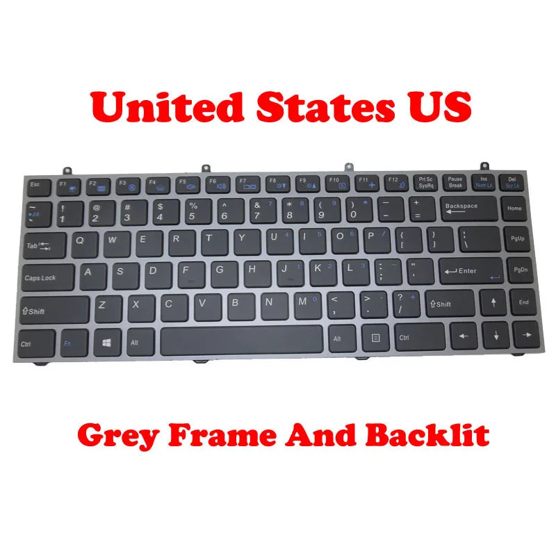 Клавиатура для ноутбука AVADirect W230SS W230ST английская США Новинка