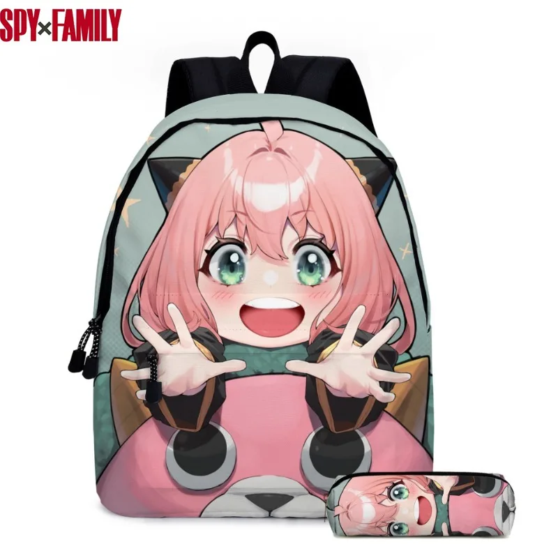 Новинка шпионская семья X рюкзак-подделка аниме + карандаш с искусственным