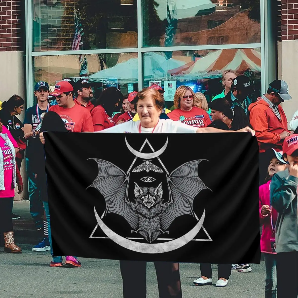 Оккультная летучая мышь рандомный экологически чистый открытый декоративный