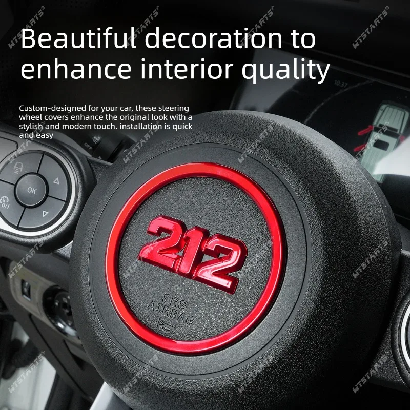 Фото Металлическая наклейка на руль для BAIC 212 T01, эмблема, логотип, украшение для салона автомобиля, аксессуары для приборной панели №4