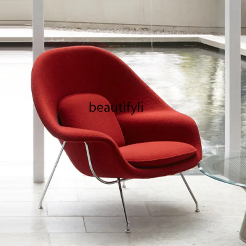 

Дизайнерское современное минималистичное кашемировое кресло yj для отдыха