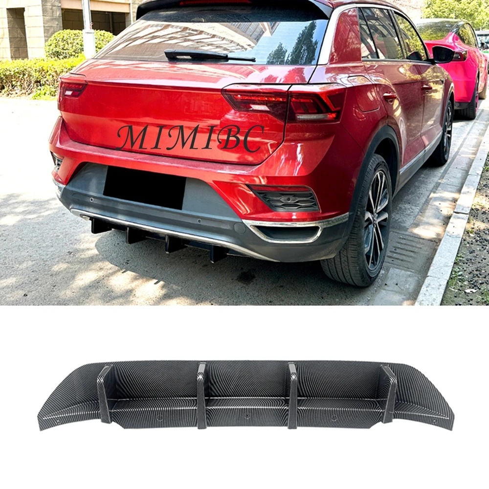 Фото Для Volkswagen T-Roc Standard Edition 2018-2022: задний бампер, диффузор, сплиттер, спойлер, накладки на задний бампер в стиле Maxton №2