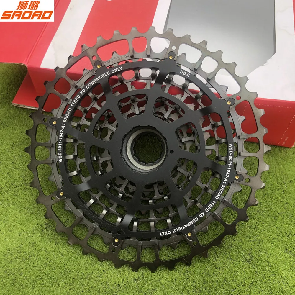 Велосипедная кассета SROAD 10-42T 11 скоростей стальная с ЧПУ подходит для SRAM XD Super