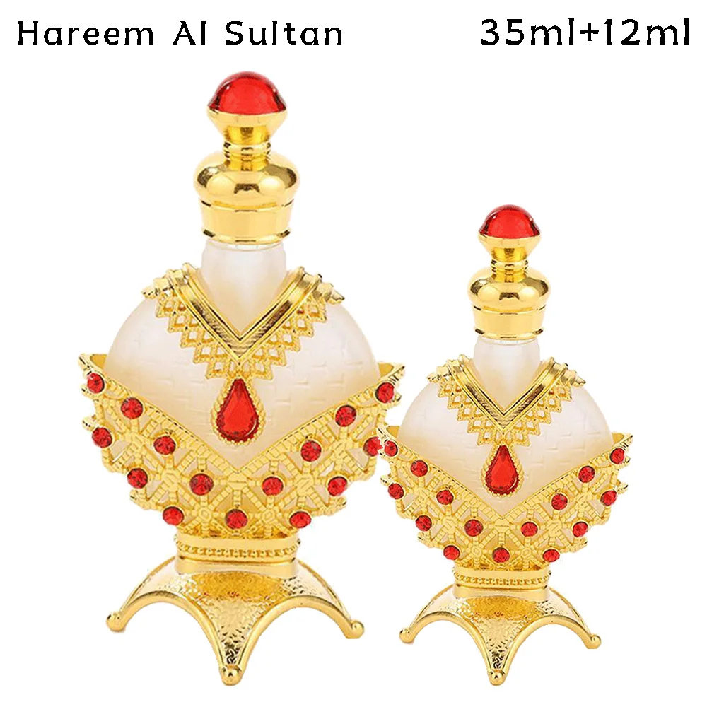 

2PCS Hareem Al Sultan Women's Perfume Essential Oil 12ml+35ml Long-lasting Floral scent Gentle and Not-pungent High Luxury