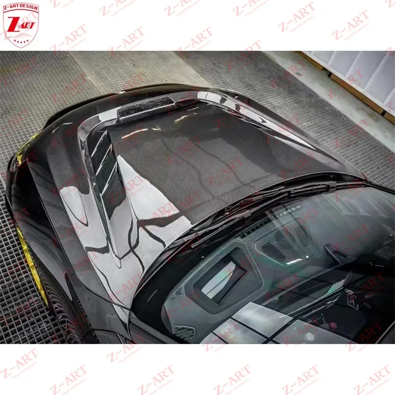 Фото Z-ART G87 M2 Сухой капот двигателя из углеродного волокна для BMW M2 G87 Сухая крышка двигателя из углеродного волокна для BMW M2 2023+ №5