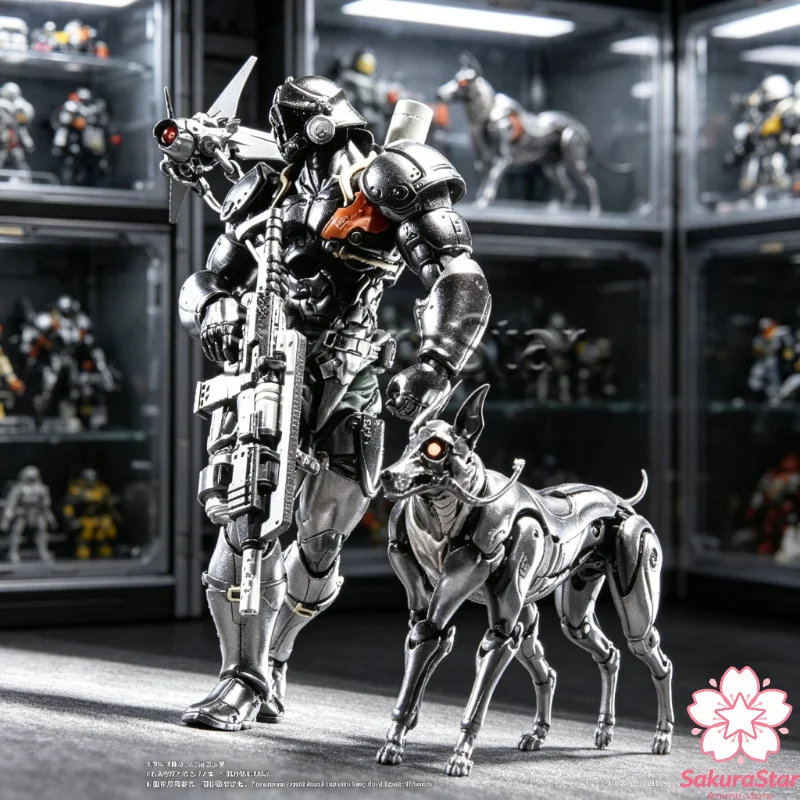 Фото В наличии: Коллекционная модель робота-собаки Ice Studio Bug Series Zatard Hound 1/12, 10 см, подвижная фигурка, подарок. №1