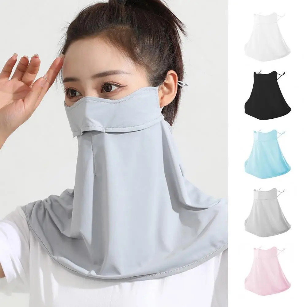 

Outdoor Face Cover Quick Dry Anti-deformed Hanging Ears Practical Riding Face Cover
