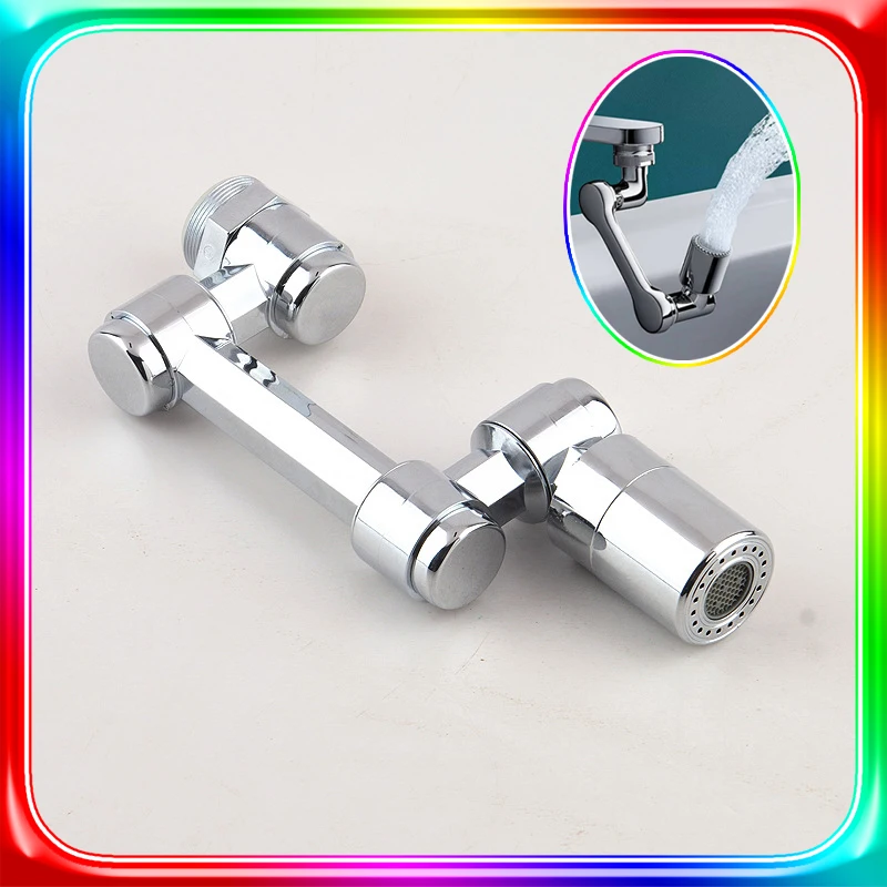 

Rotatable Multifunctional Extension Faucet Aerator 1080 Degree Swivel Robotic Arm Water Filter Sink Water Tap Bubbler Sink Fit