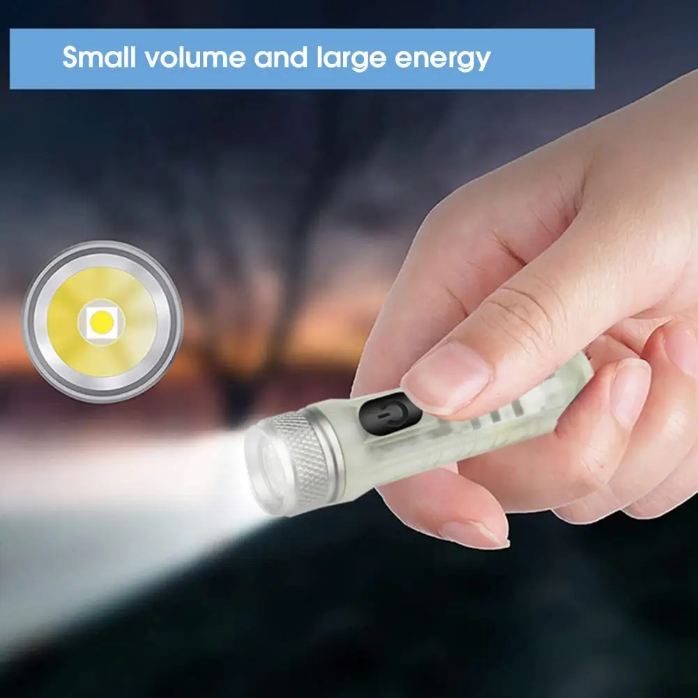 

Long Service Life 300mAh Waterproof Portable Mini Flashlight for Camping