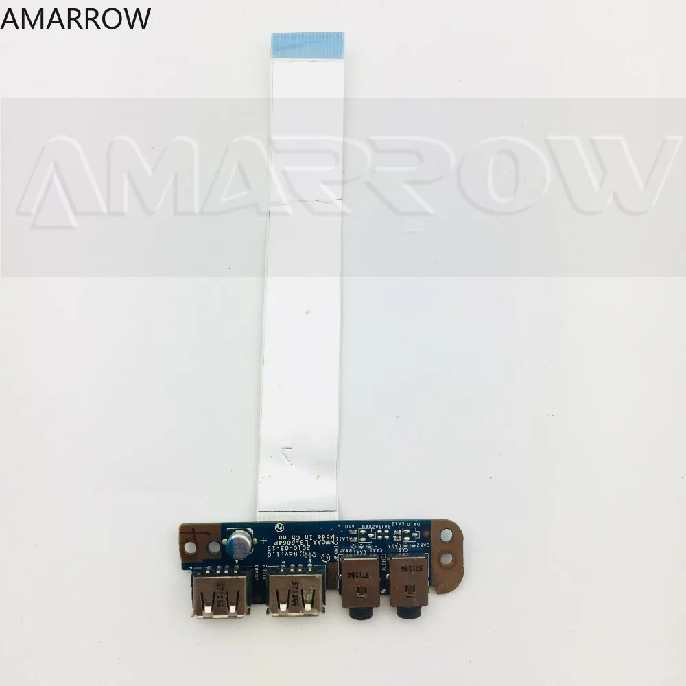 Оригинальная USB-аудиоплата для ноутбука TOSHIBA P750 P755 A660 A665 LS-6064P