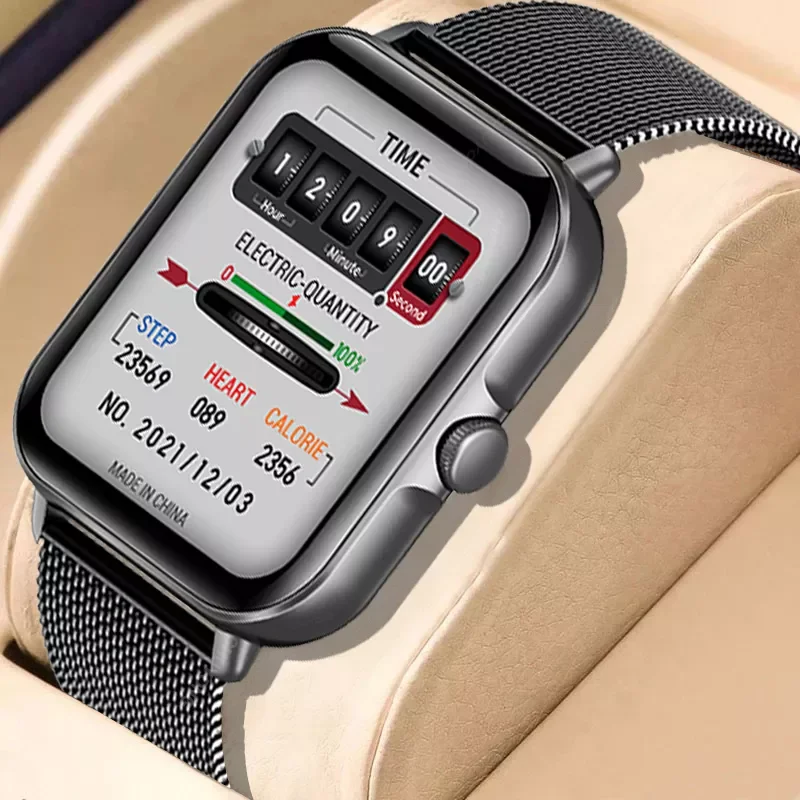 Новинка 2022, Смарт-часы с Bluetooth для ответа на звонки, мужские часы с сенсорным циферблатом, фитнес-трекер, IP67 водонепроницаемые Смарт-часы для ...
