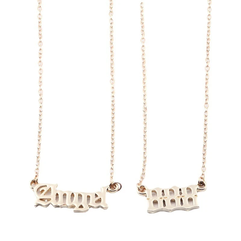 Женское Ожерелье с подвесками в виде цифр ангела |