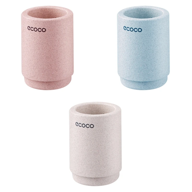 

ECOCO Magnetic Adsorption Inverted Toothbrush Holder Simple Toothpaste Storage Rack With Wash Cup Punch Free Bathroom