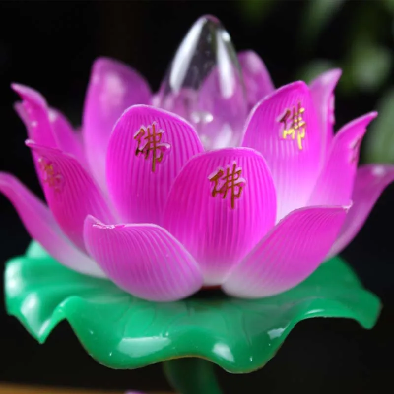 Лампа Lotus Lamp Buddha Changming Qiangshen for Guanyin Бытовая вилка-in весветильник