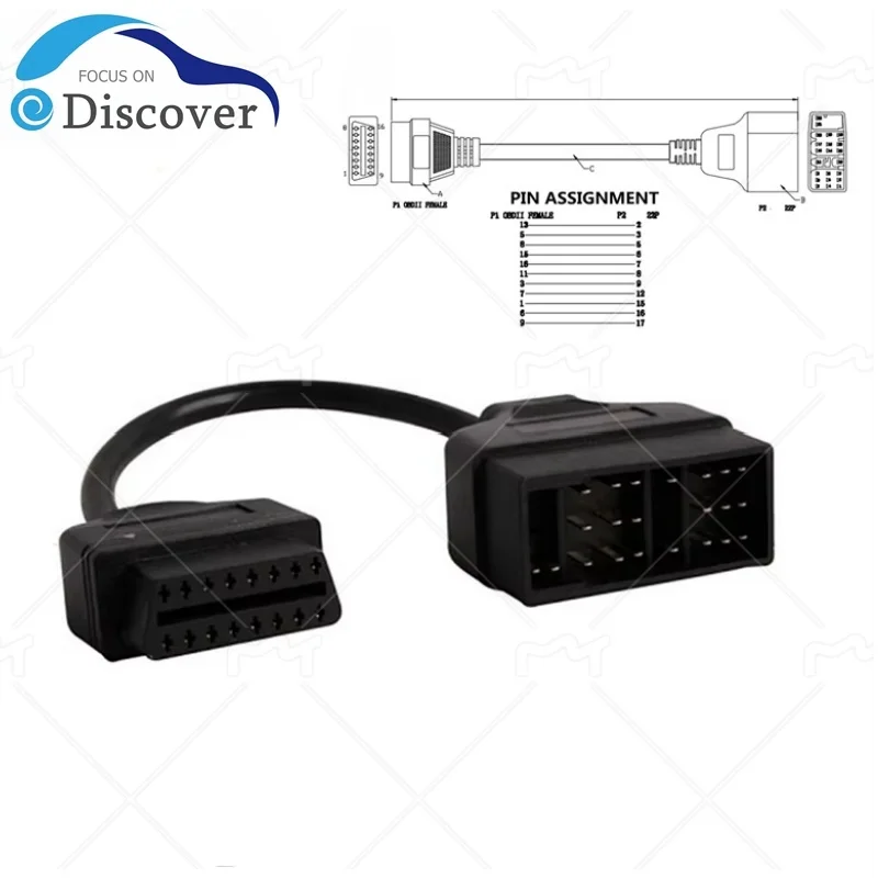 

Диагностический Кабель-адаптер Toyota 22Pin На OBD2 16Pin: 22-контактный На 16-контактный Диагностический Инструмент Для Авто...