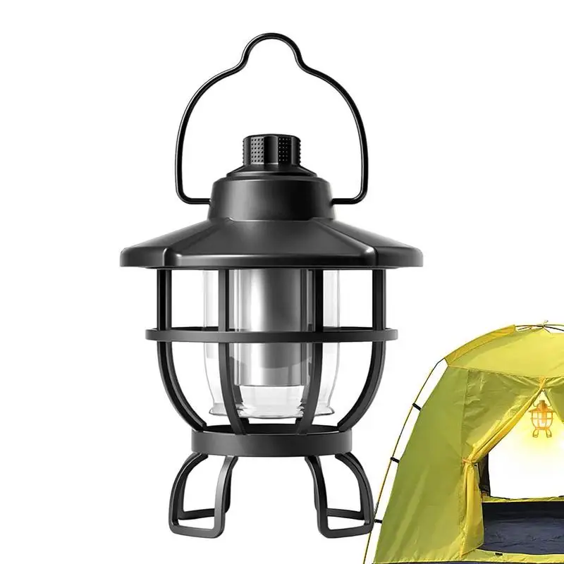 

Rechargeable Lantern Vintage Tent Lamps Waterproof Dimmable Lights For Outdoor Camping Hiking Night Fishing Urgent Power Outage