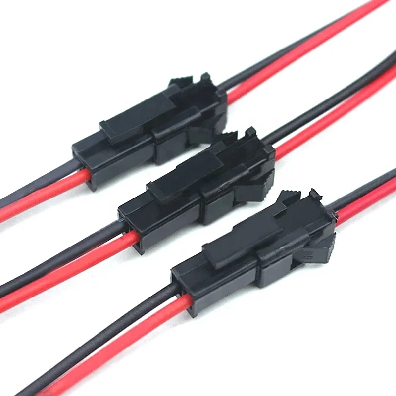 

JST SM 2Pin Connector Plug 15cm 20cm Long Male to Female 20AWG Silicone Wire LED Lights Connectors Power Cable