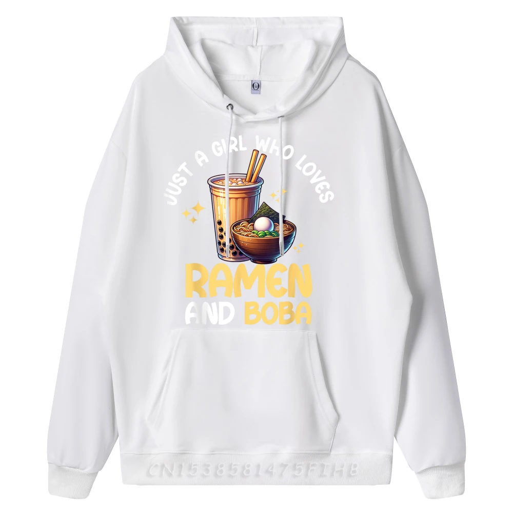 Просто кто любит Рамен и Боба. Крем-толстовки с капюшоном Ramen And Bubble Tea DURABLE Фигурки