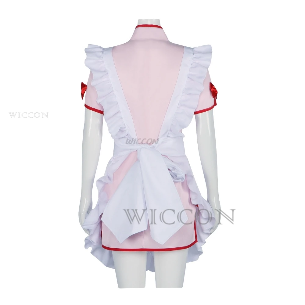 Shampoo Anime Ranma ½ Cosplay Costume Wig Chinese Style Chi-Pao Maid Dress Woman Sexy Kawaii Party Suit