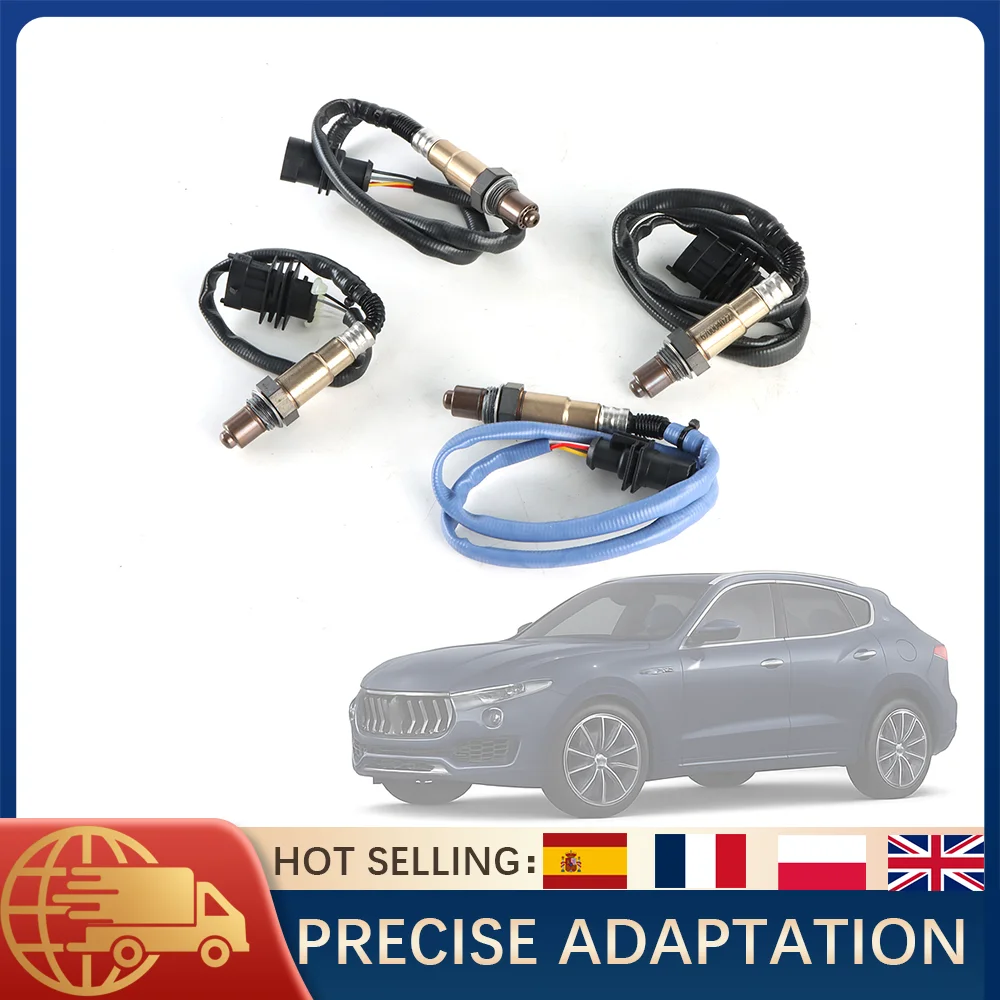 Фото 4 шт. датчик кислорода для Maserati Ghibli Levante Quattroporte 3.0L 3.8L Turbo 2014-2020 Замена 670004022 670002199 №1