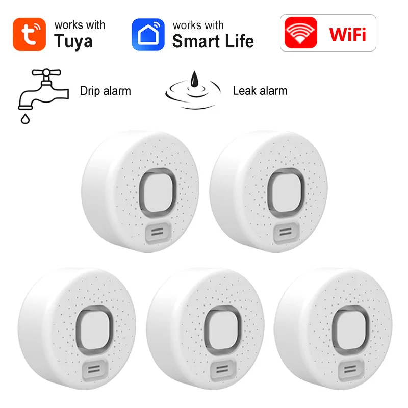 

SECUGARD Датчик Утечки Воды Tuya Wi-Fi