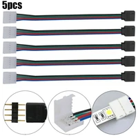 10 x 4pin malefemale connector wire cable for 3528 5050 rgb led strip light 4 pin female connector cable